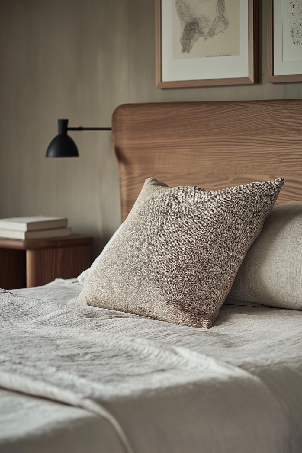 taille standard oreiller format carré lit hotel