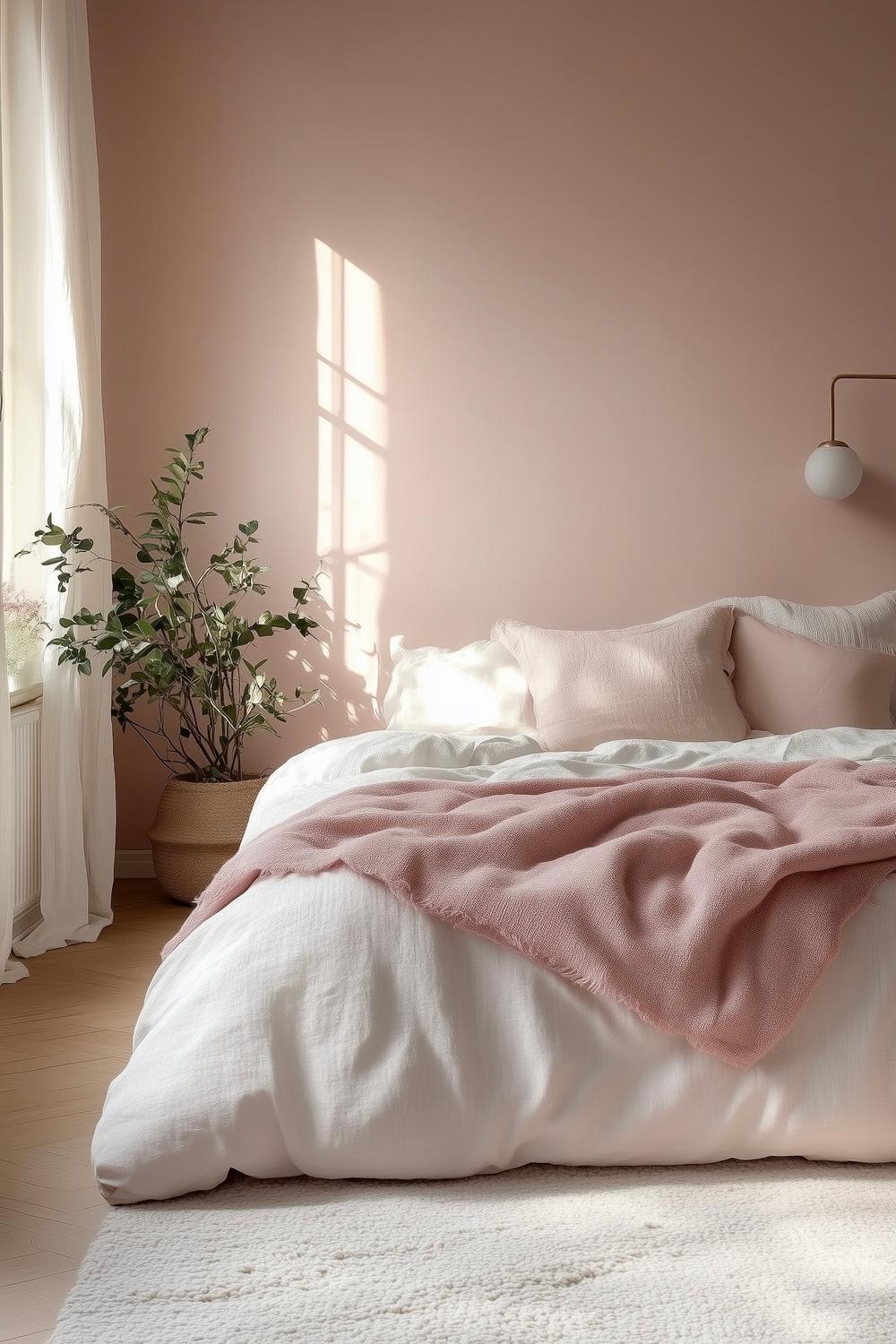 couleurs tendance chambre vieux rose
