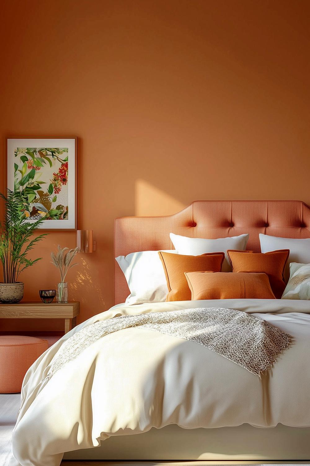 couleurs tendance 2026 orange terracotta blanc cassé beige