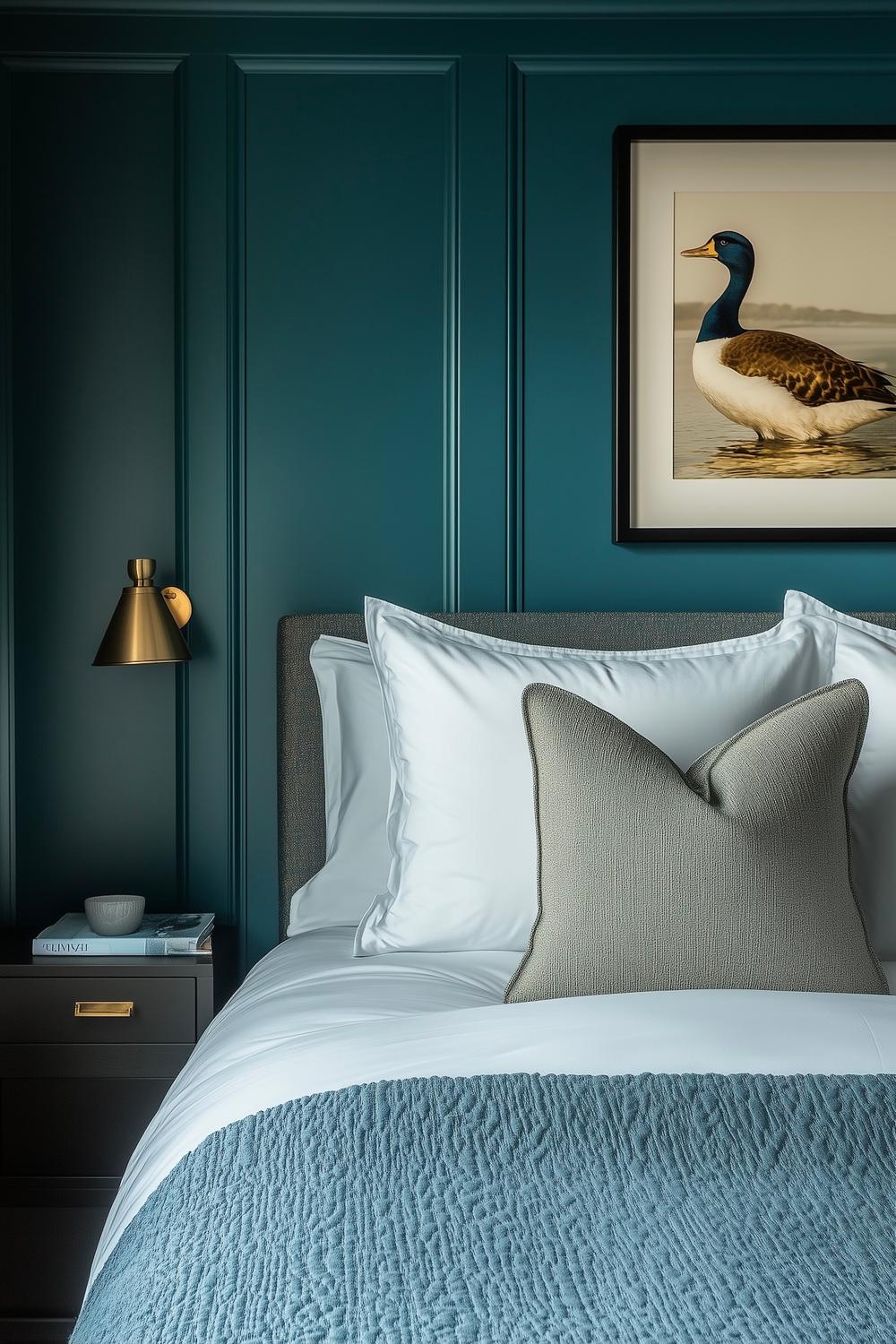 comment bien organiser pièce mur couleur