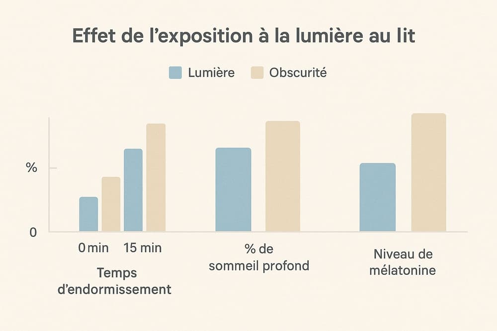 effet exposition lumière qualité sommeil