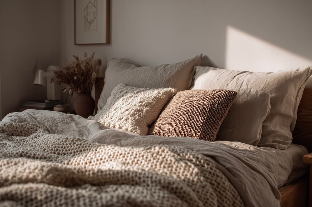 Comment créer une chambre cosy avec du linge de lit texturé