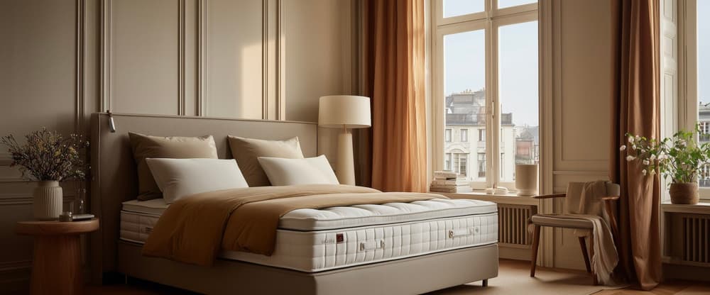 chambre parisienne lumineuse esprit hôtel chic