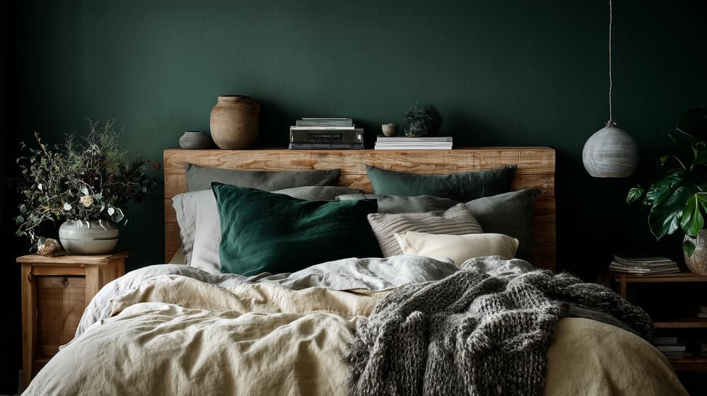 assortir couleur draps mur chambre