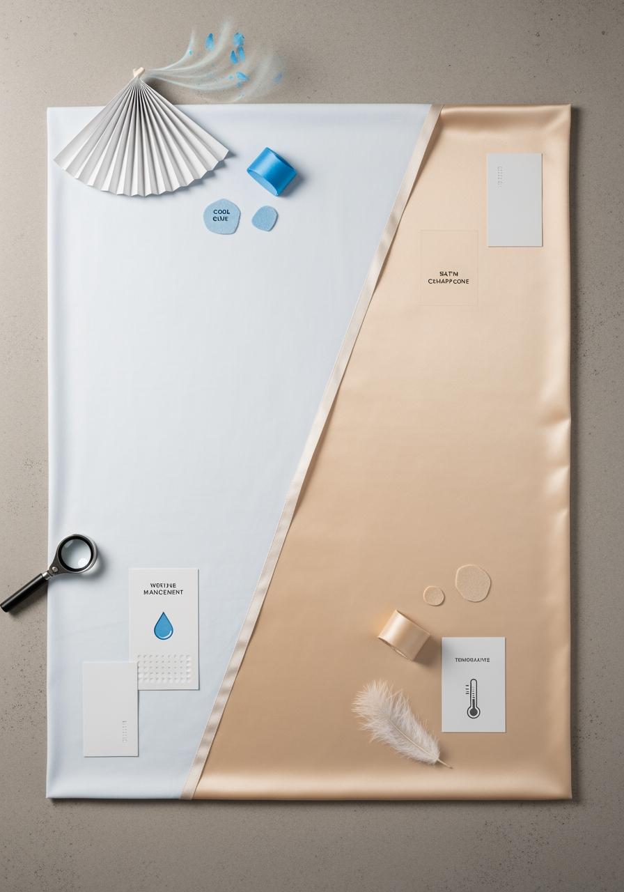 Percale ou satin pour l'été : comment choisir