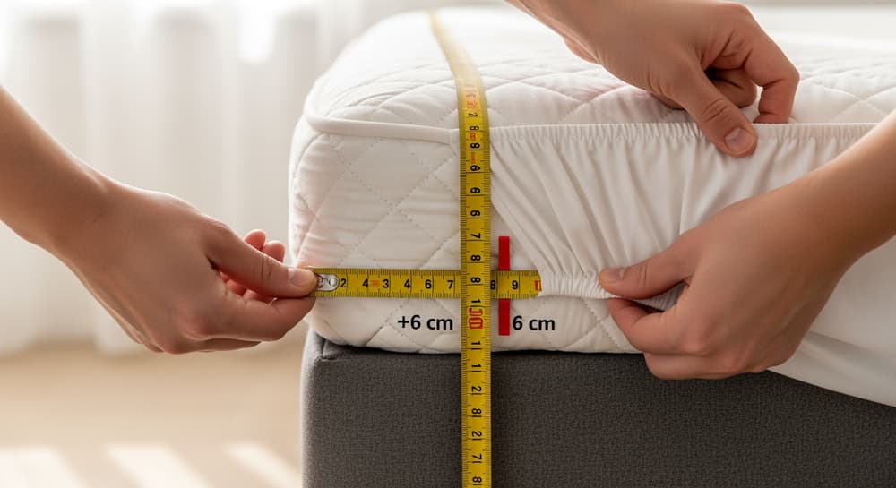 bonnet drap housse taille technique 6cm