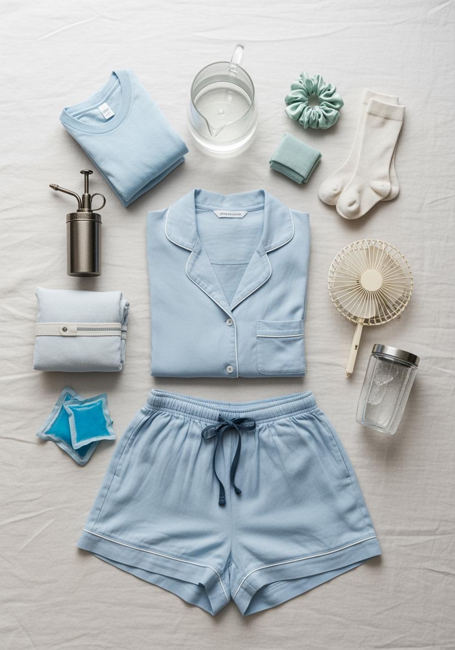 Tenue de nuit et accessoires qui font la différence