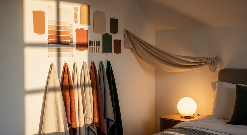 Palette couleurs chambre cosy: idées, codes, plans