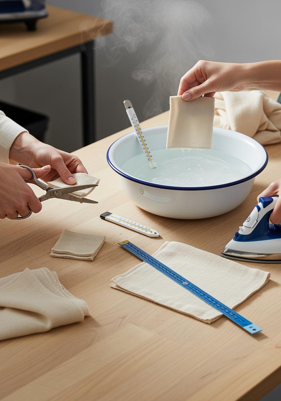 Choisir les bons tissus et les préparer