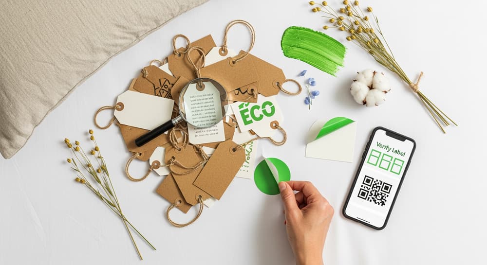 Éviter le greenwashing des labels du linge de lit: guide pas à pas