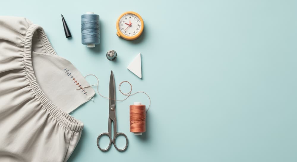 Réparer un trou de drap-housse: le guide couture simple et rapide