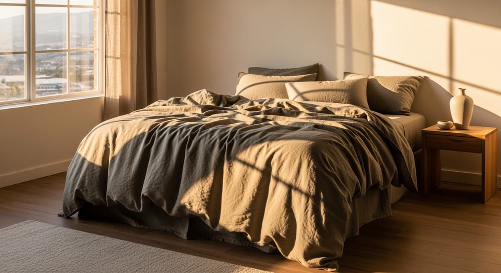L'Éloge du Froissé : Pourquoi le Lin Lavé est le Secret d'une Chambre Chic et Confortable en 2026