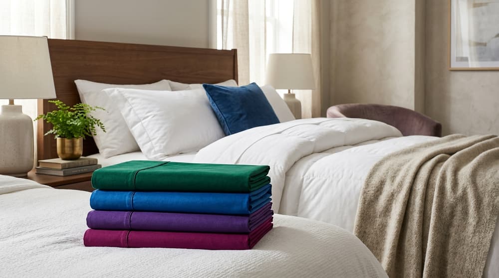 Préserver l'Éclat de Vos Draps de Couleur au Lavage