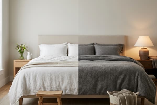 Draps Été vs Hiver : Choisir la Bonne Matière pour Mieux Dormir